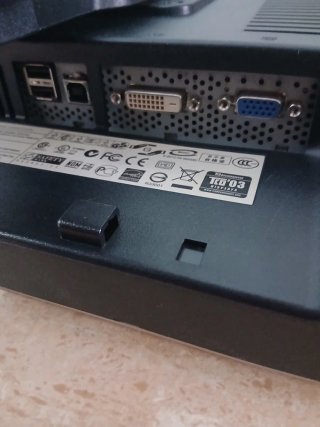 Pantalla Monitor HP 19 Plata/Negra