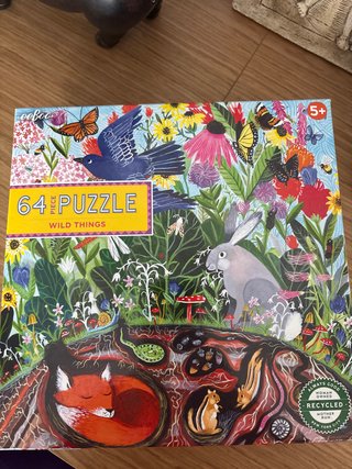 Puzzle Eeboo 64 Piezas Wild Things