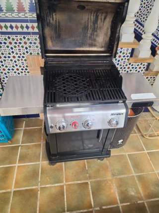 Barbacoa Gas Weber Spirit Negra/Plata