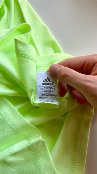 Camiseta Adidas Aeroready Talla M Verde / Amarillo