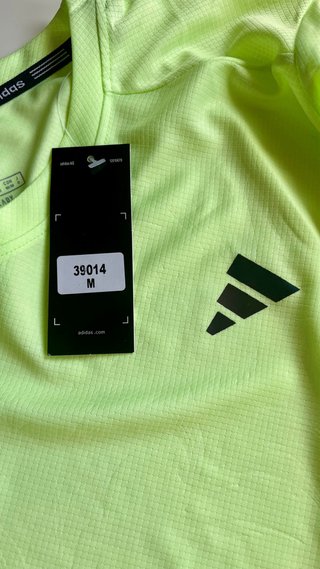 Camiseta Adidas Aeroready Talla M Verde / Amarillo