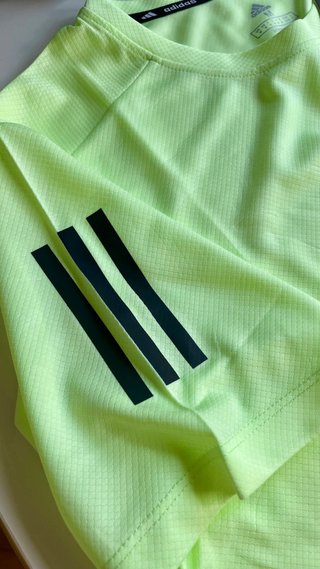 Camiseta Adidas Aeroready Talla M Verde / Amarillo