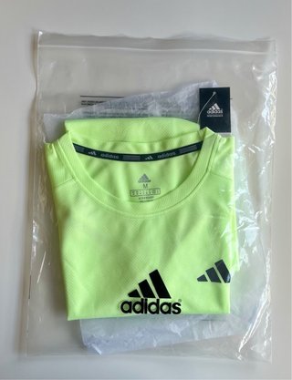 Camiseta Adidas Aeroready Talla M Verde / Amarillo