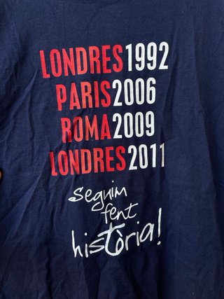 Camiseta Barça Seguim fent història T-XL
