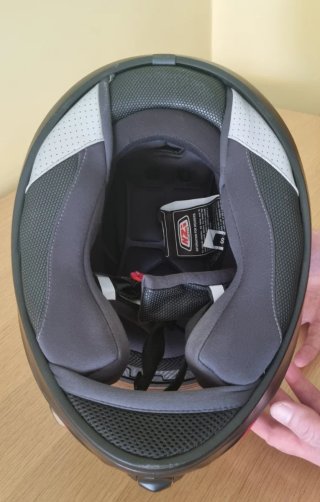 Casco de moto Nzi Trendy negro