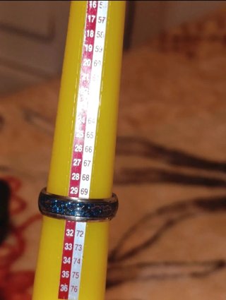Anillos Acero Plateado Talla 13