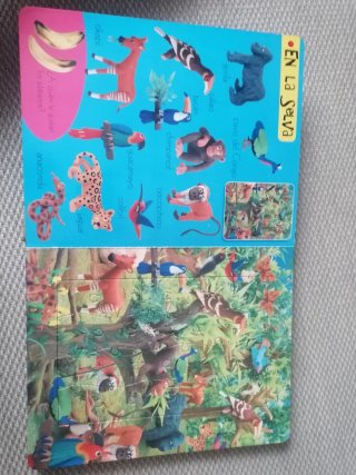 Libro animales y  puzzles