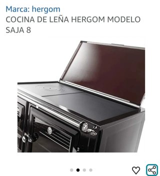 Cocina de leña Hergom Saja 8