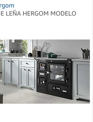 Cocina de leña Hergom Saja 8