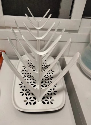 Escurrebiberones blanco