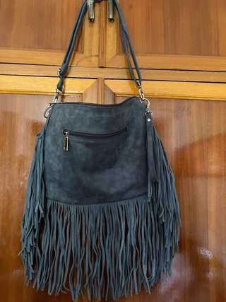 Bolso Top Queens flecos y pedrería