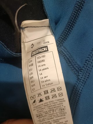 Traje neopreno niño OLAIAN azul/verde