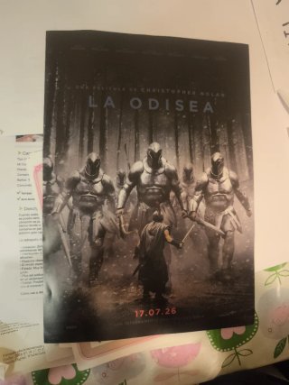 Póster La Odisea - Película Christopher Nolan