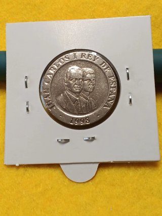 Moneda 200 Pesetas 1998 España.juan Carlos I