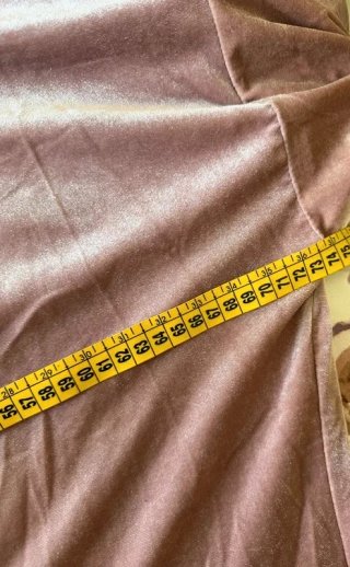 Vestido Sudadera Terciopelo Rosa Talla Única