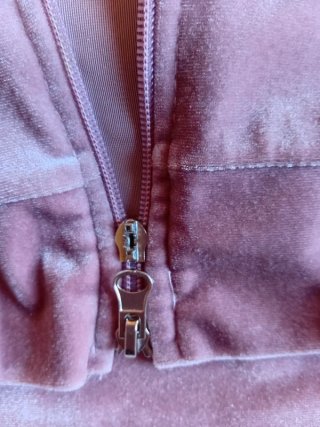 Vestido Sudadera Terciopelo Rosa Talla Única