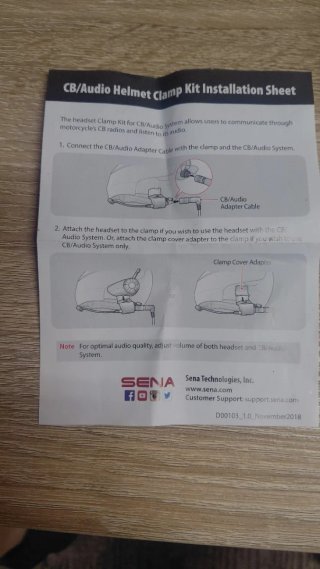 Kit CB/Audio Sena 20S-A0204 Honda Gold Wing