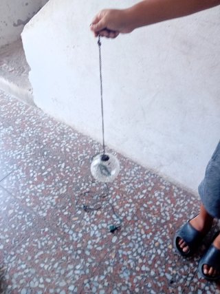 Lámpara esférica de cristal agrietado