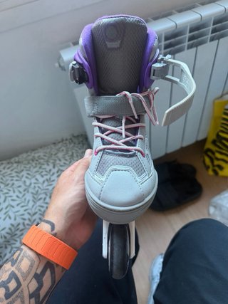 Patines y Casco Rosa