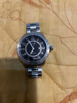 Reloj Nautica Hombre Negro y Plateado
