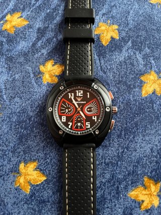 Reloj Nautica Hombre Negro y Plateado