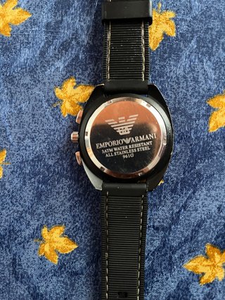 Reloj Nautica Hombre Negro y Plateado