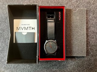 Reloj MVMT Element Caviar 43mm Negro/Dorado