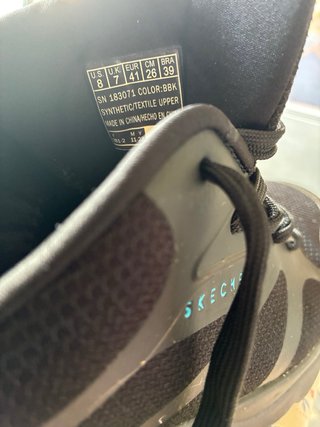 Skechers Uno Tres Air Negro/Turquesa