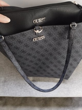 Bolso Guess Negro/Gris