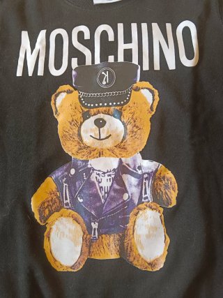 Sudadera Moschino Oso Punk Negra