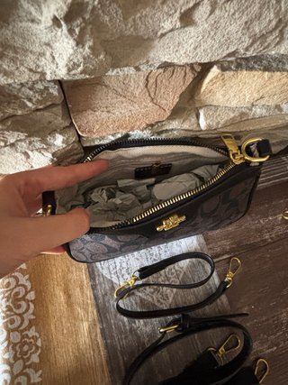 Bolso Coach ( no orig )Monogram Marrón y Negro