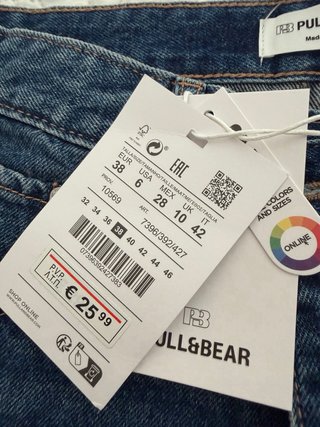 Falda vaquera Pull&Bear Talla M