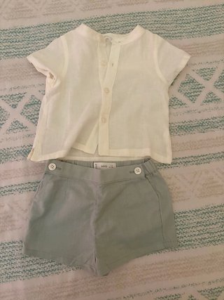 Conjunto ceremonia bebé 1-3 meses