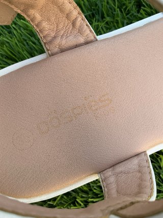 Sandalias Dospies Blancas Trenzadas