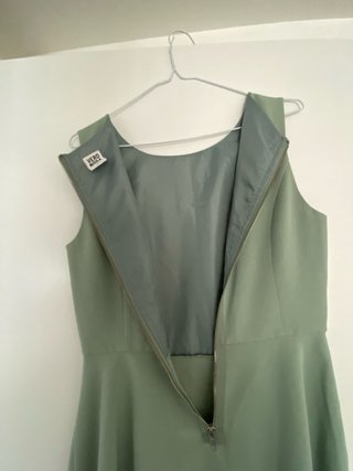 Vestido Vera Moda verde oliva talla 36