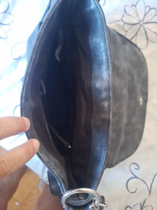 Bolso Aldo negro plateado