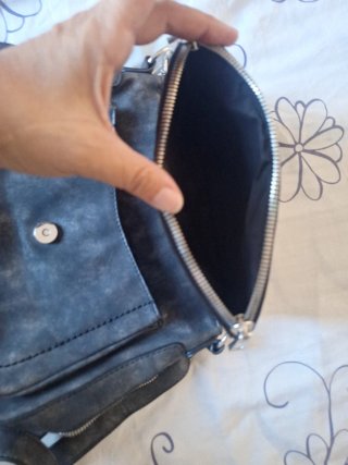 Bolso Aldo negro plateado