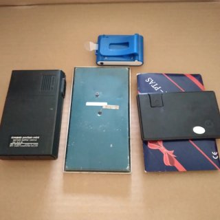Lote 3 calculadoras vintage Casio, Sharp, Converti