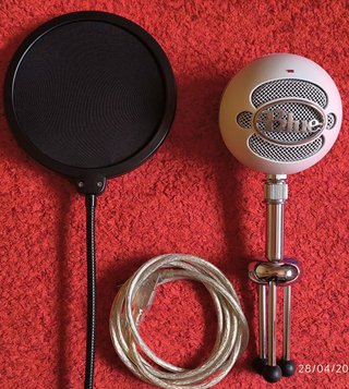 MICROFONO LOGITECH BLUE SNOWBALL Regalo filtro Pop