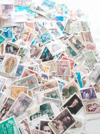 Lote 200 sellos España sin timbrar