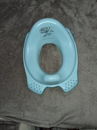 Asiento reductor WC bebé azul