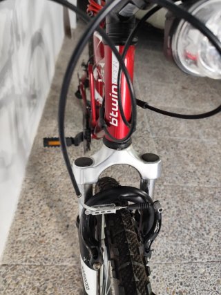 Bicicleta Rockrider RR 6.0 Roja