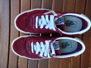 Zapatillas Vans granate y grises