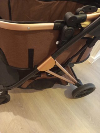 Gran Carrito para perros Loupet beige y marron