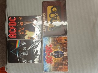 Chapas Rock AC/DC, Doors, Pink Floyd