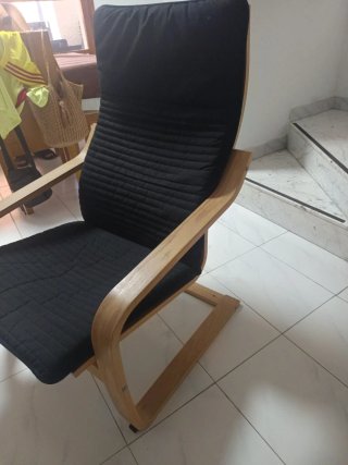 Butaca Ikea Madera Negra