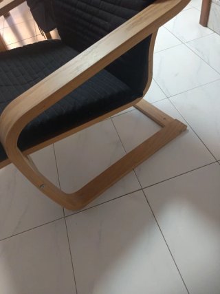 Butaca Ikea Madera Negra