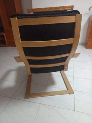Butaca Ikea Madera Negra