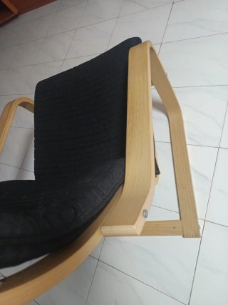 Butaca Ikea Madera Negra
