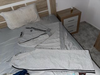 Sudadera Adidas Gris Logo Negro